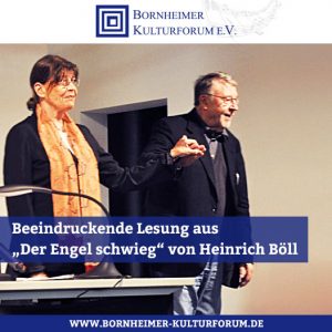 Beeindruckende Lesung aus „Der Engel schwieg“ von Heinrich Böll