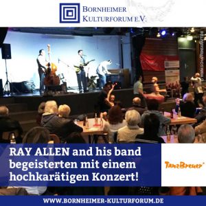 „Rock´n Roll for ever“ • RAY ALLEN and his band begeisterten mit einem hochkarätigen Konzert!