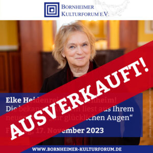 Elke Heidenreich in Bornheim!