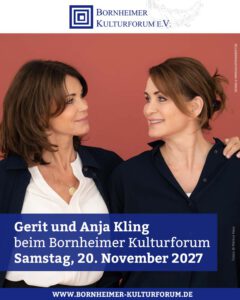 Gerit und Anja Kling beim Bornheimer Kulturforum